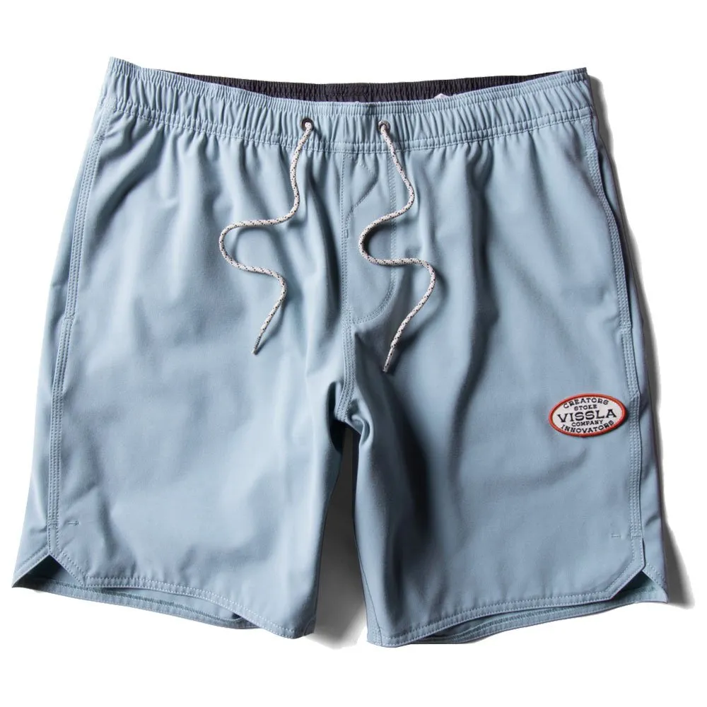 Bañador Vissla Solid Sets Ecolastic 17.5" Stone Blue