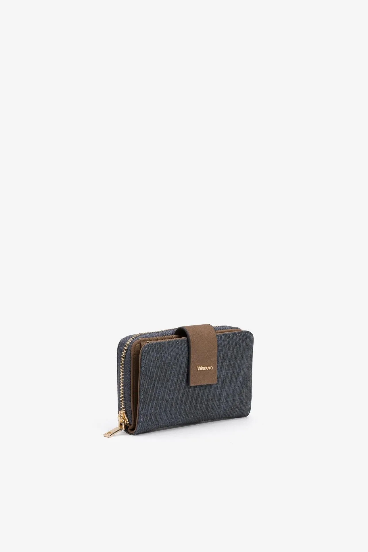 Cartera Monedero Mediana Azul Marino