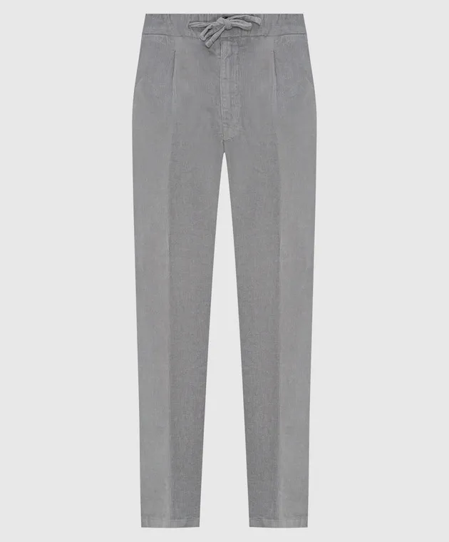 Enrico Mandelli Gray corduroy pants