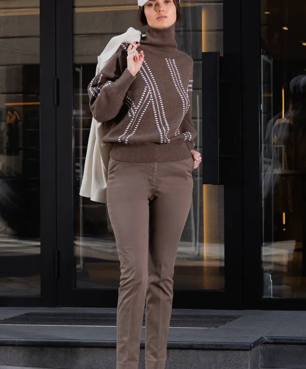 Enrico Mandelli Khaki pants