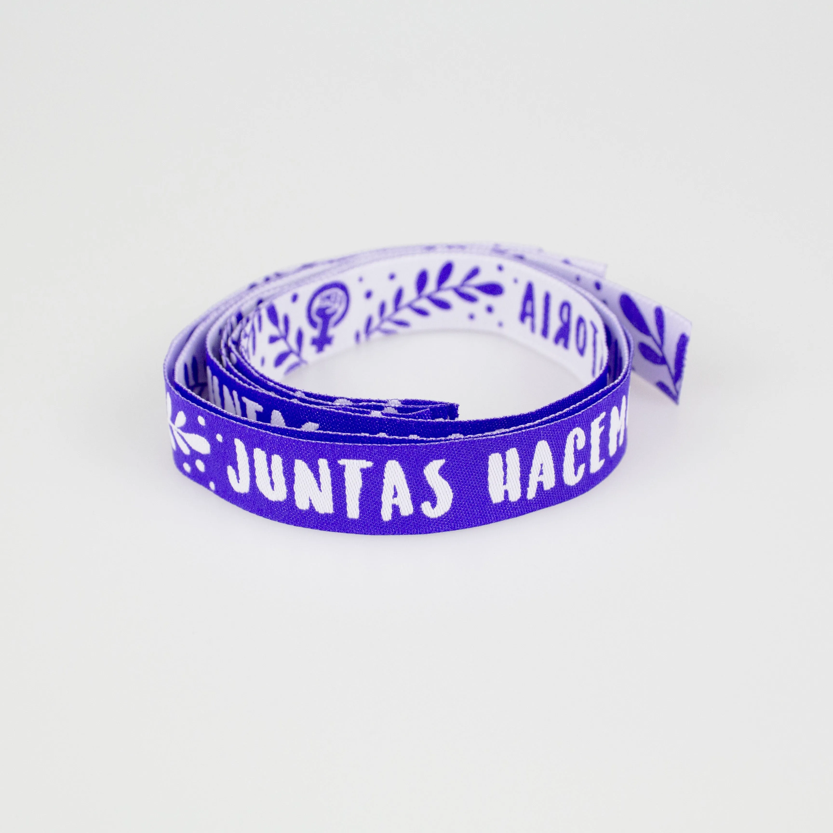 Juntas hacemos historia 8M Pack de 10 pulseras de tela