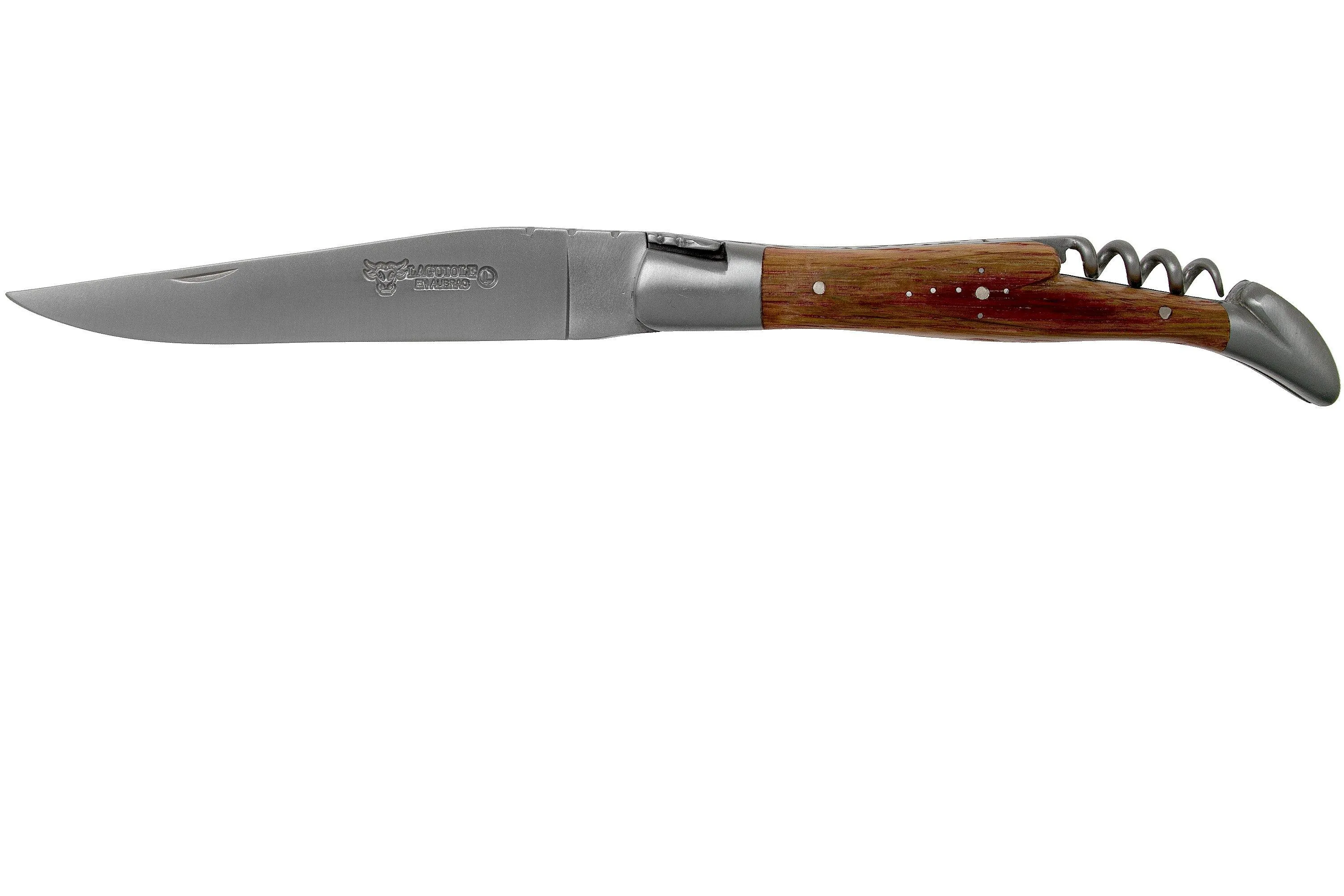 Laguiole en Aubrac 12 cm Barrique navaja con sacacorcho, L0312BARI-FSB1