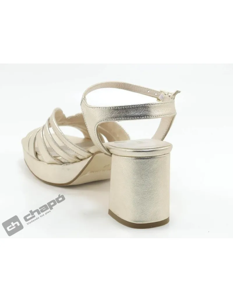 Sandalia Platino Marian 56901