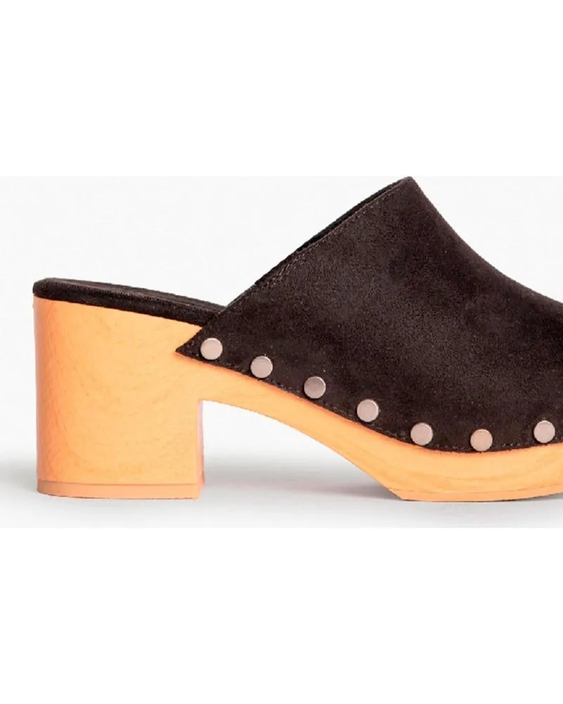 Sandalias KESLEM  de Mujer ZUECO M4418  NEGRO