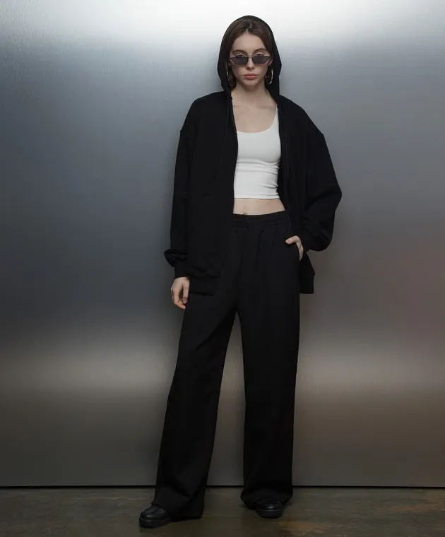WARDROBE.NYC Black sports pants